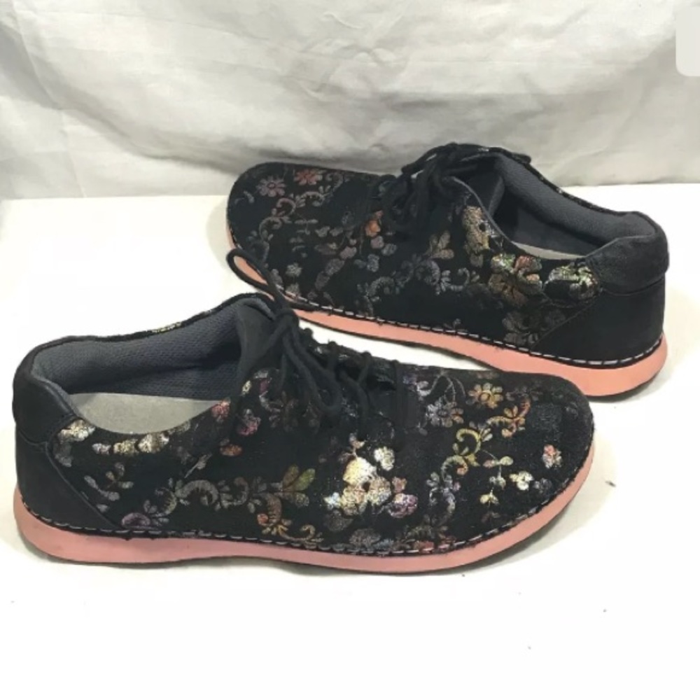 Alegria PG Lite Black Metallic Sneakers 41 10-10.5